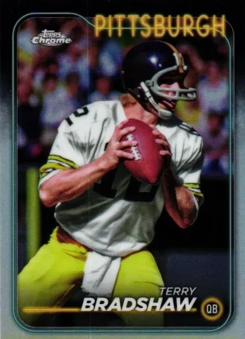 Terry Bradshaw 2024 Topps Chrome Football card