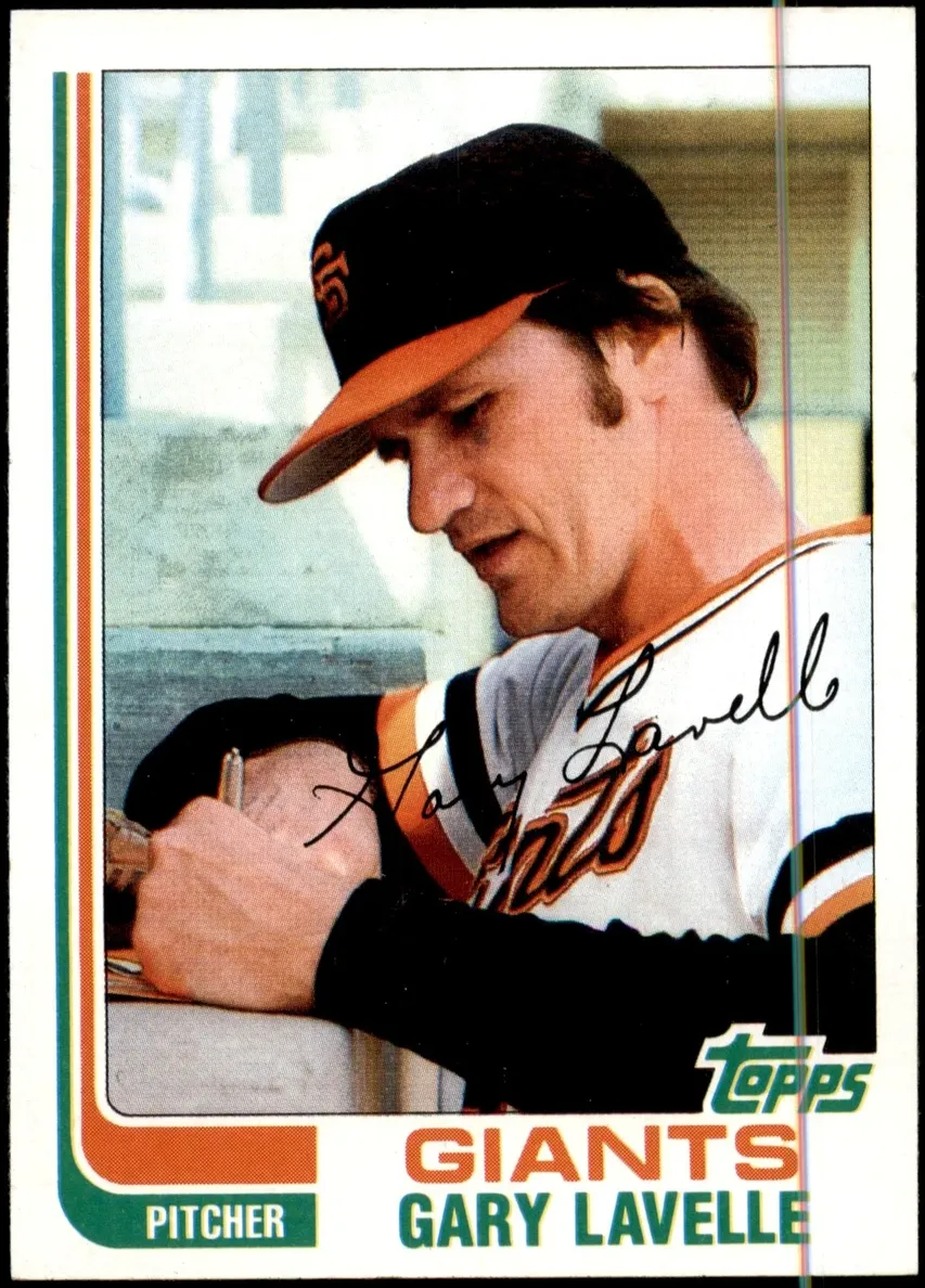 1982 Topps Gary Lavelle #209 card