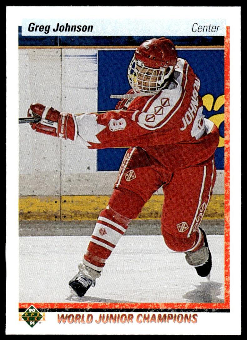 1990 Upper Deck Greg Johnson #460 card