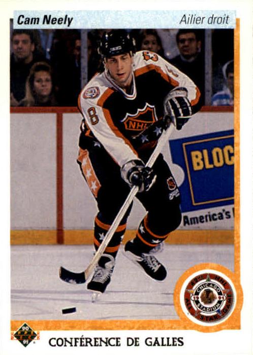 1990 Upper Deck Cam Neely #493 card