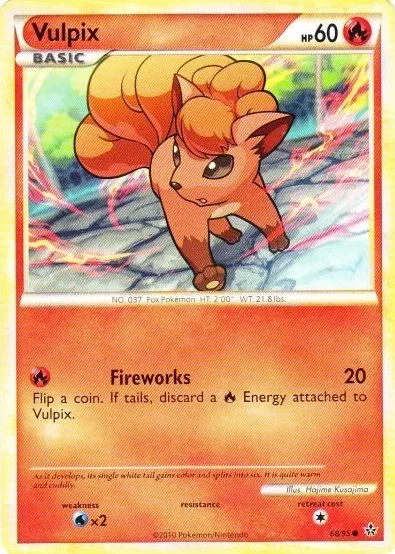 Vulpix 2010 Pokemon HeartGold & SoulSilver Unleashed