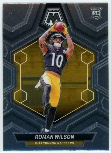 Roman Wilson 2024 Mosaic Football card