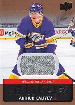 2021 Upper Deck Arthur Kaliyev #DD-4 card