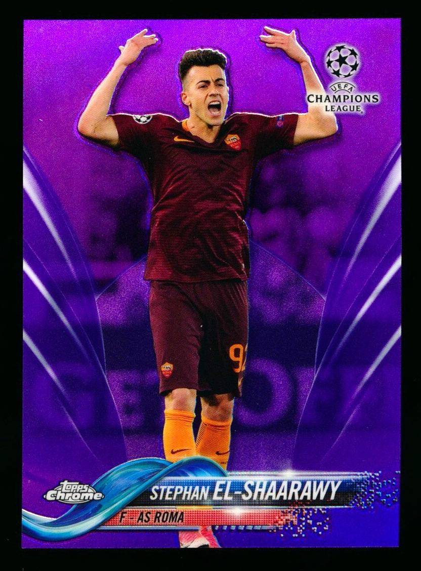 2017 Topps Chrome UEFA Champions League Stephan el-Shaarawy #92 card