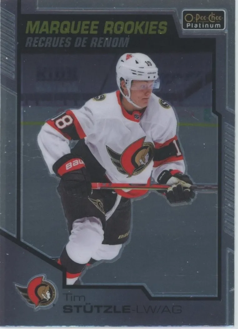 2020 O-Pee-Chee Platinum Tim Stutzle #199 card