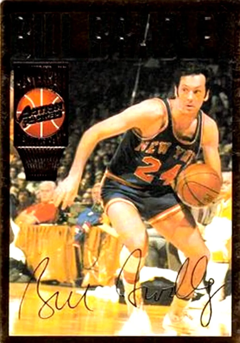 1995 Action Packed Hall of Fame Bill Bradley #30 card