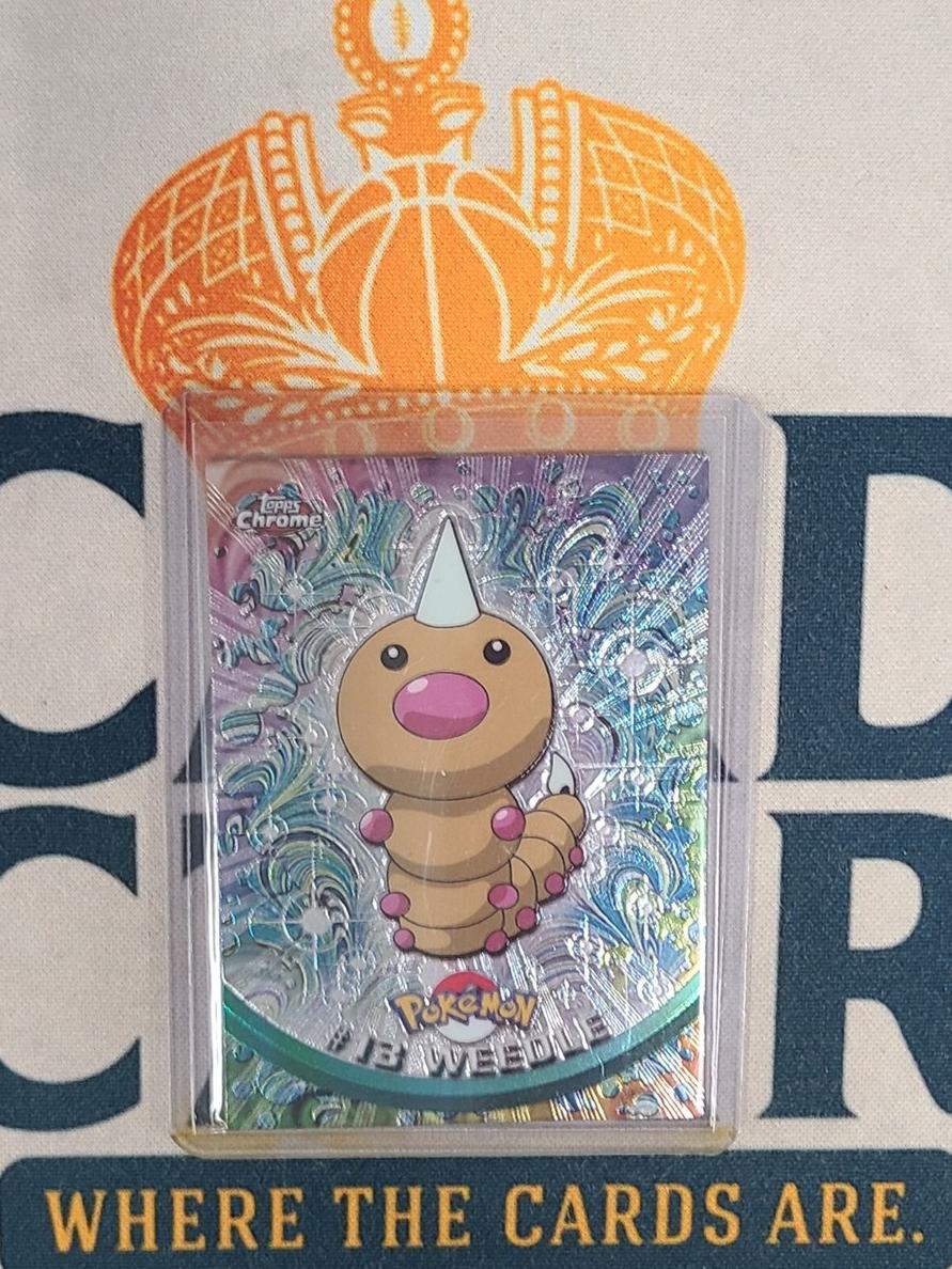 Weedle 2000 Topps Chrome Pokemon