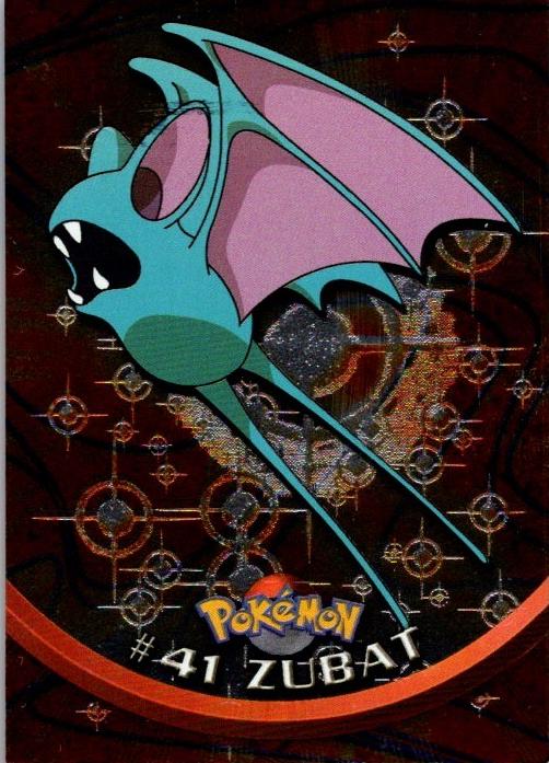 Zubat 2000 Topps Chrome Pokemon