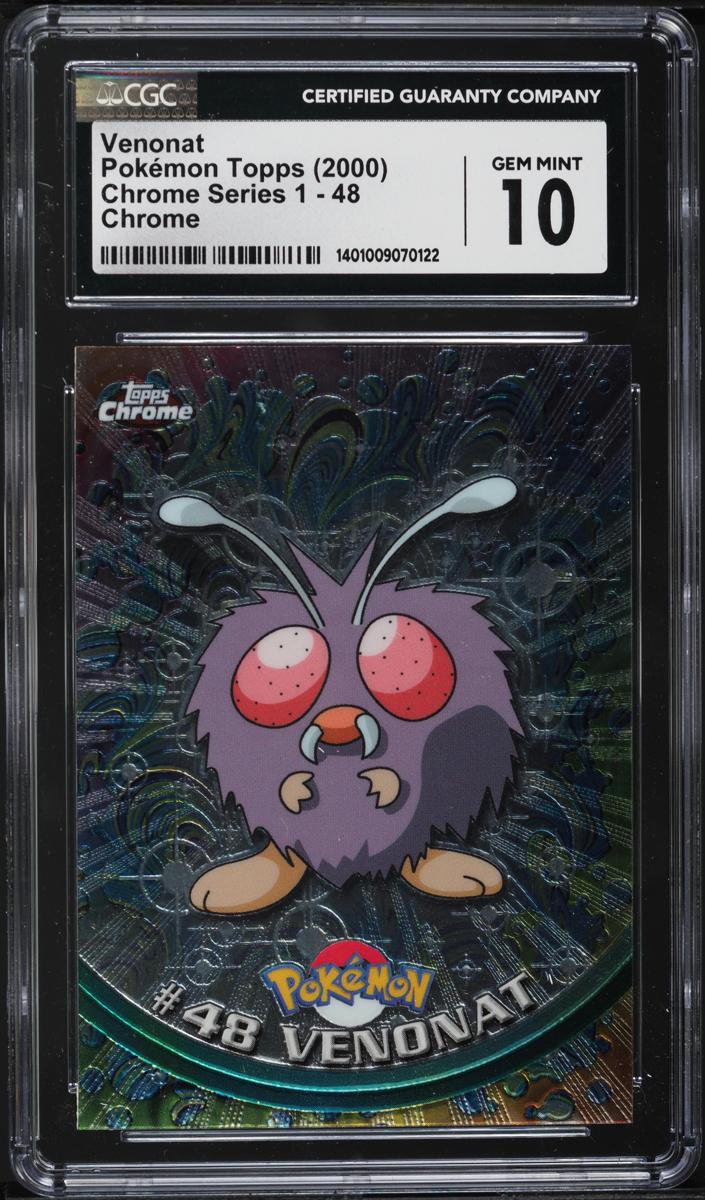 Venonat 2000 Topps Chrome Pokemon