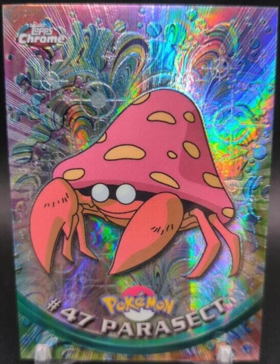 Parasect 2000 Topps Chrome Pokemon