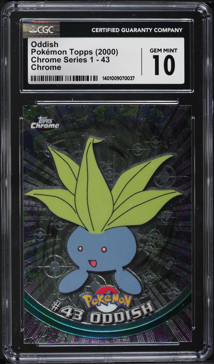 Oddish 2000 Topps Chrome Pokemon