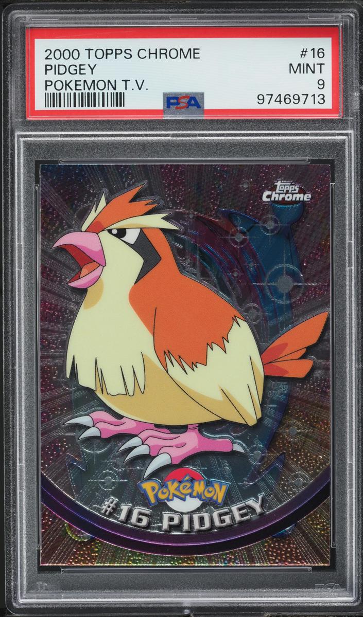 Pidgey 2000 Topps Chrome Pokemon