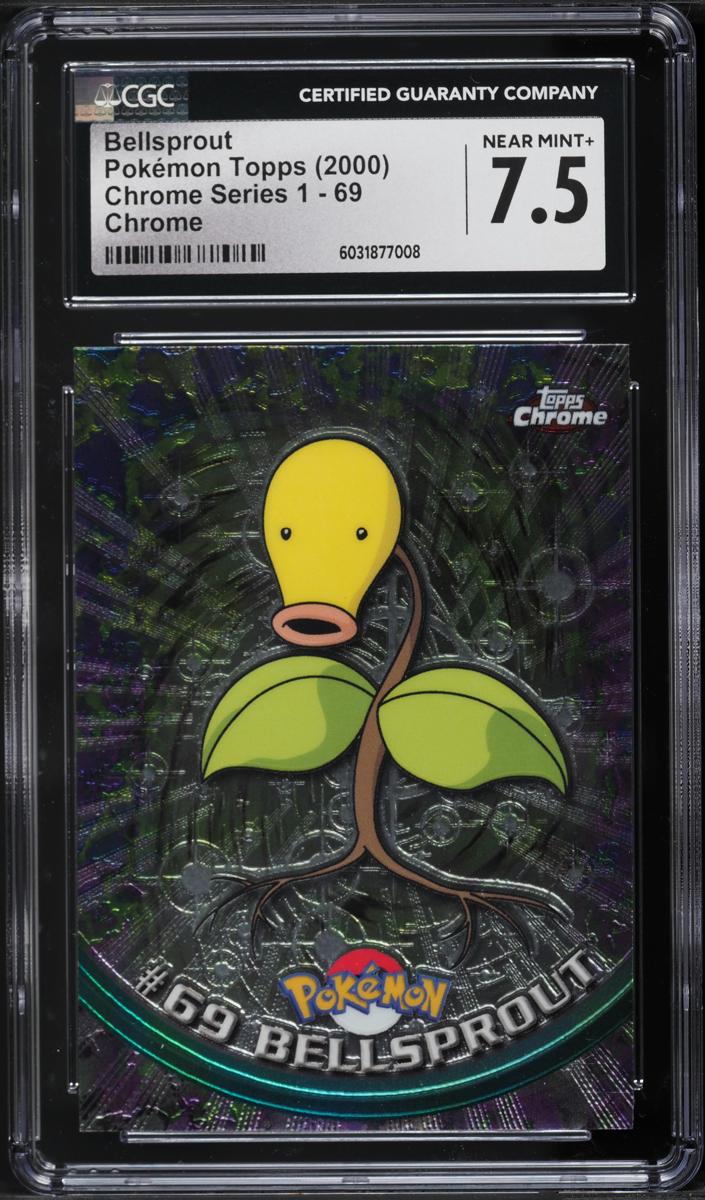 Bellsprout 2000 Topps Chrome Pokemon