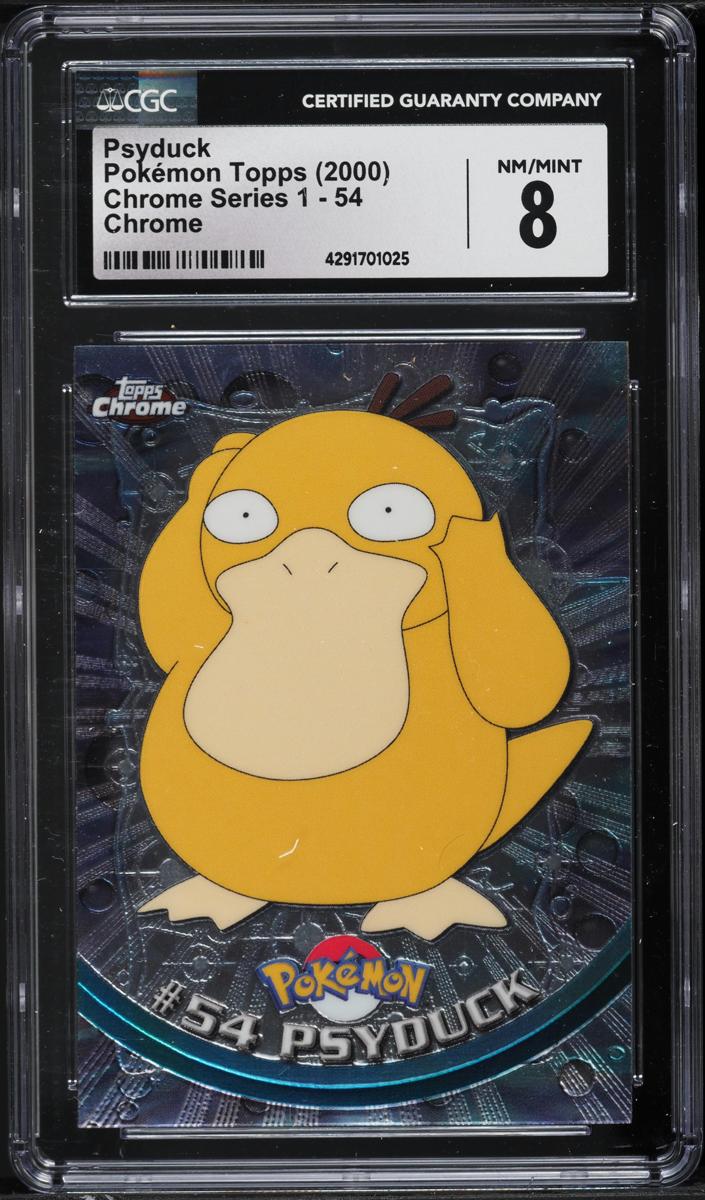 Psyduck 2000 Topps Chrome Pokemon