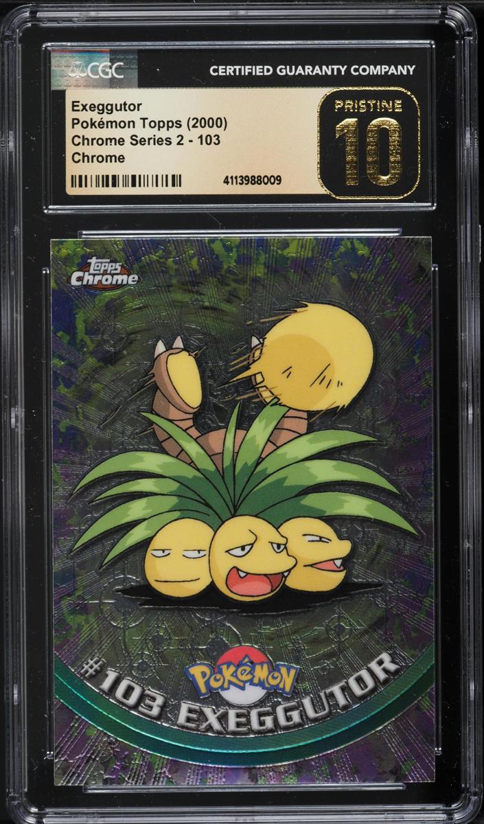 Exeggutor 2000 Topps Chrome Pokemon