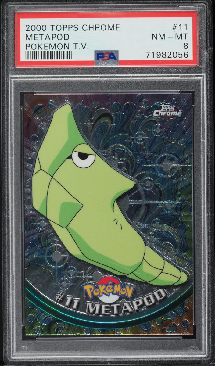 Metapod 2000 Topps Chrome Pokemon