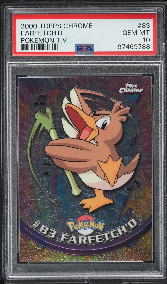 Farfetch'd 2000 Topps Chrome Pokemon