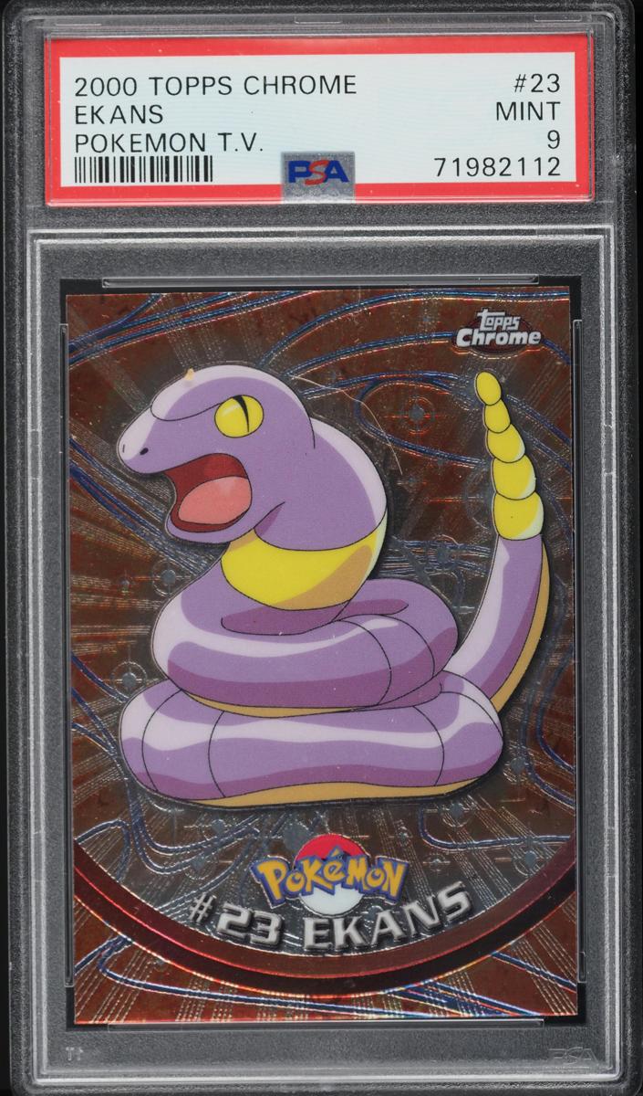 Ekans 2000 Topps Chrome Pokemon