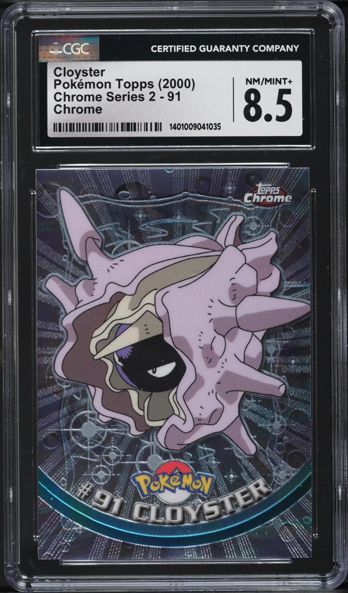 Cloyster 2000 Topps Chrome Pokemon