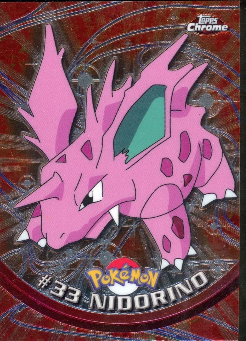 Nidorino 2000 Topps Chrome Pokemon