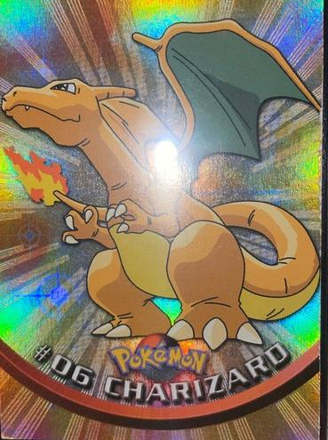 2000 Topps Topps Chrome POKEMON T.V. #6 Charizard front