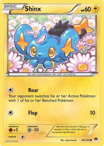Shinx 2016 Pokemon XY BREAKpoint