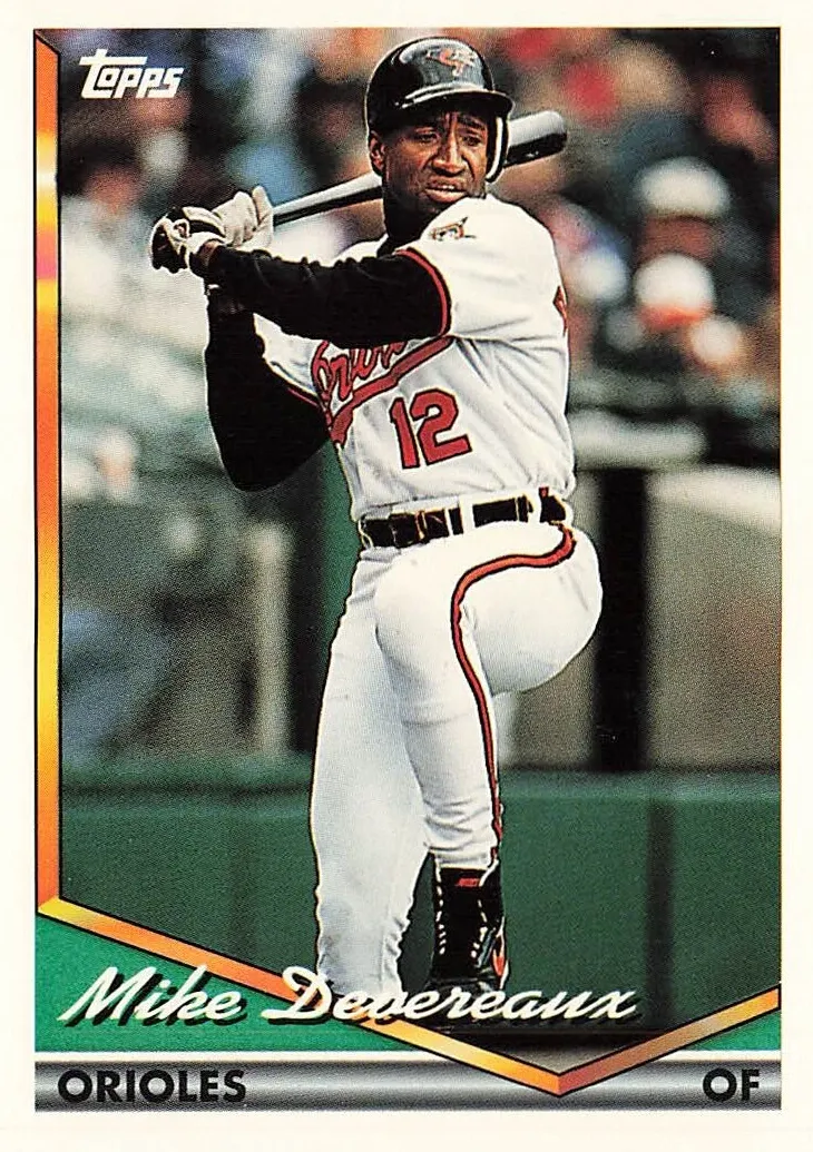 1994 Topps Mike Devereaux #534 card
