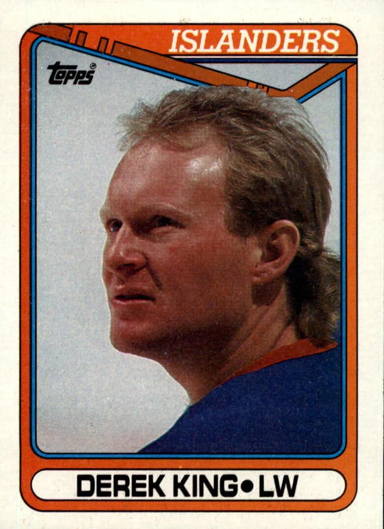 1990 Topps Derek King #128 card