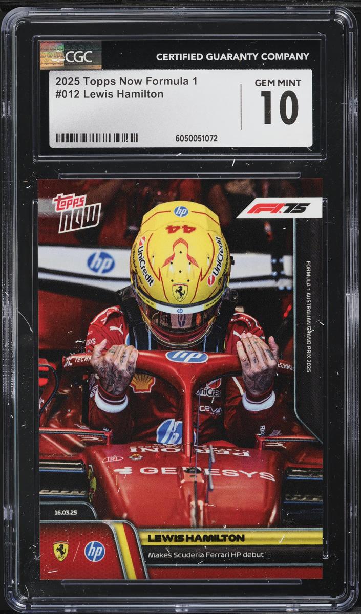 Lewis Hamilton - 2025 Topps Now F1 Racing