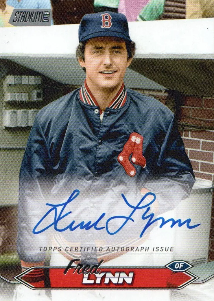 2024 Topps Stadium Club Fred Lynn #SCBA-FL card