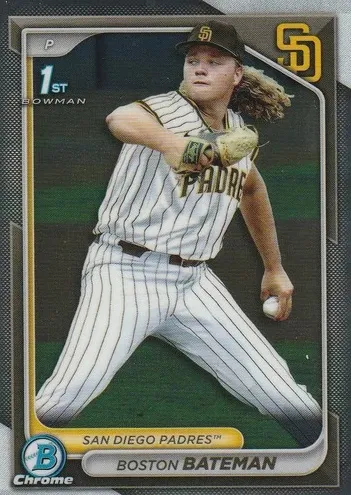 Boston Bateman 2024 Bowman Draft Chrome card