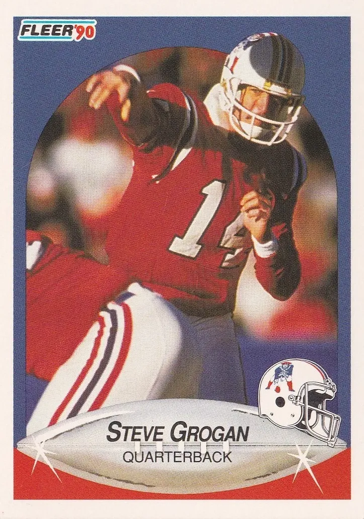 1990 Steve Grogan #319