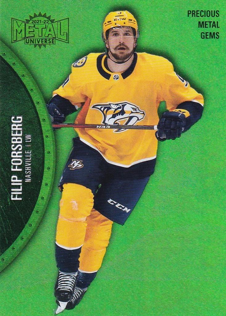 2021 Skybox Metal Universe Filip Forsberg #81 card