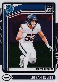 Jonah Elliss 2024 Donruss Optic Football card