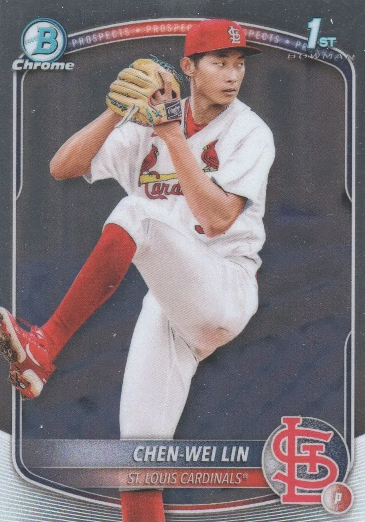 Chen-Wei Lin 2025 Bowman Chrome Prospects card