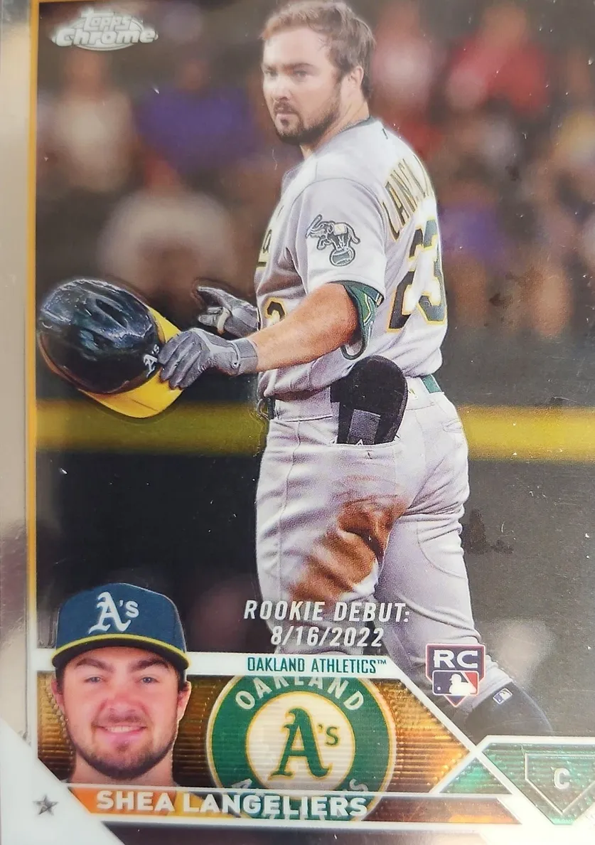 2023 Topps Chrome Update Shea Langeliers [Refractor] #USC32 card