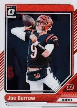 Joe Burrow 2024 Donruss Optic Football card