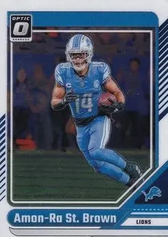 Amon-Ra St. Brown 2024 Donruss Optic Football card