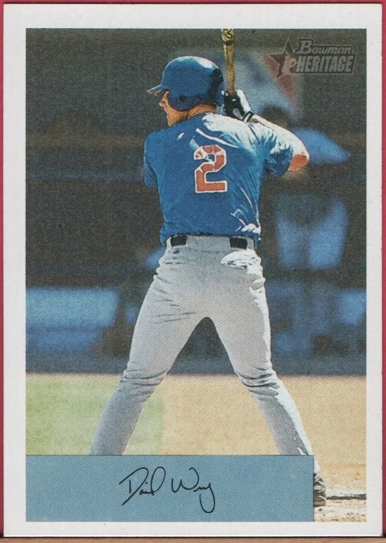 2002 Bowman Heritage David Wright #182 card