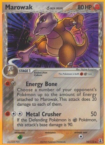 Marowak 2005 Pokemon EX Delta Species