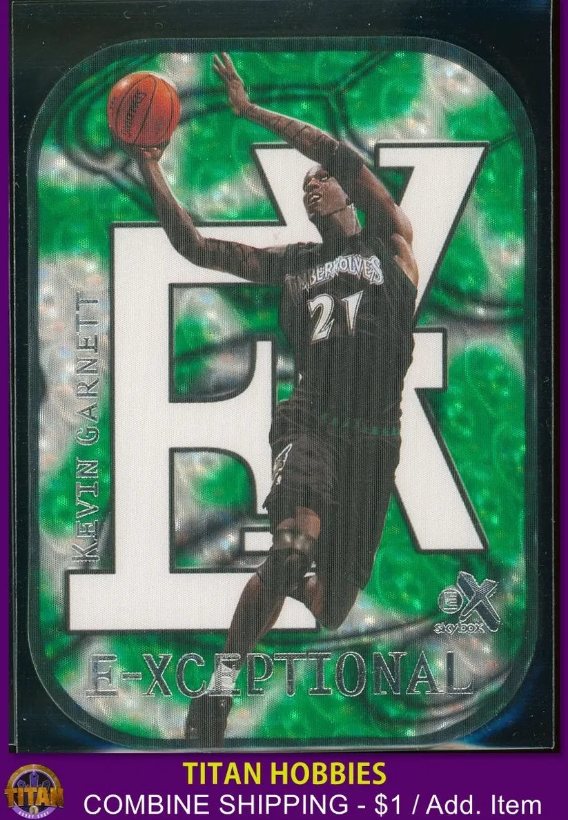 1999 Skybox E-X Kevin Garnett [Green] #2XC card