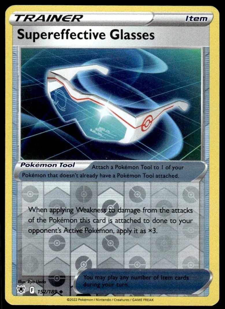 Supereffective Glasses 2022 Pokemon Astral Radiance Reverse Foil