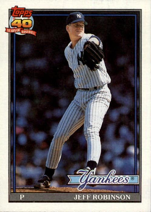 1991 Jeff Robinson #19