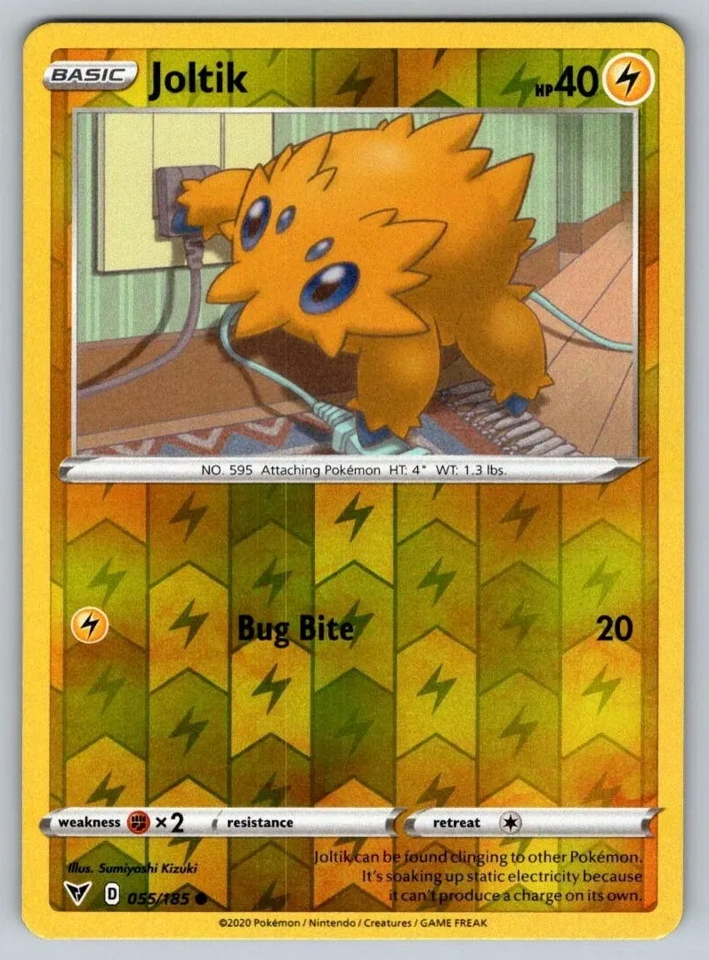 Joltik 2020 Pokemon Vivid Voltage Reverse Foil