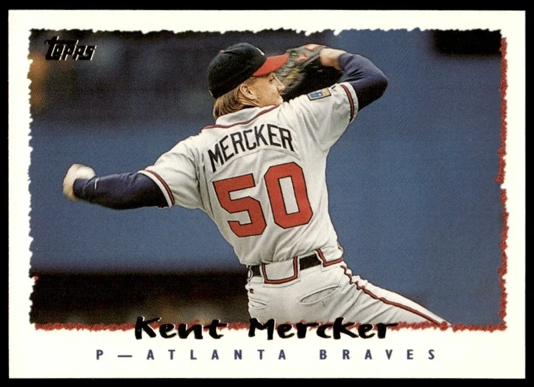 1995 Topps Kent Mercker #202 card