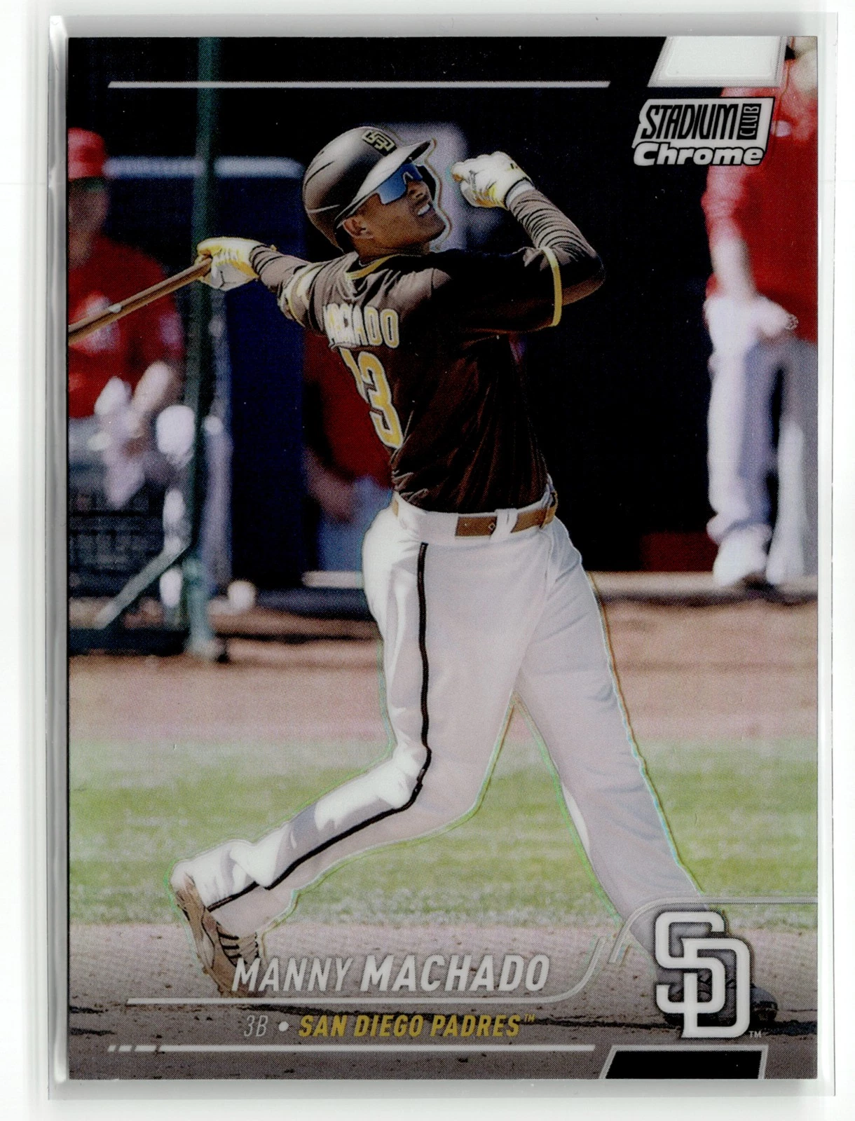 2022 Topps Stadium Club Chrome Baseball Refractor Manny Machado #230