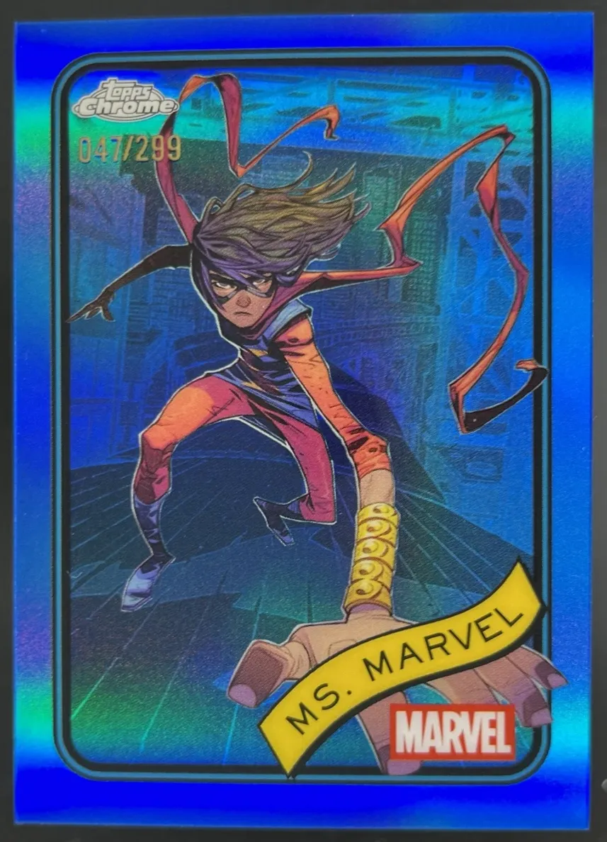 2025 Ms. Marvel [Blue Refractor] #130