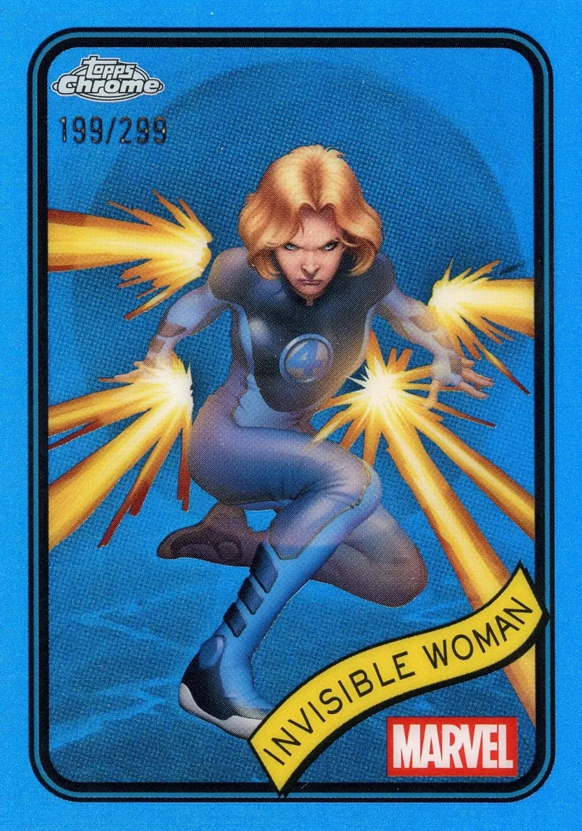 2025 Invisible Woman [Blue Refractor] #174