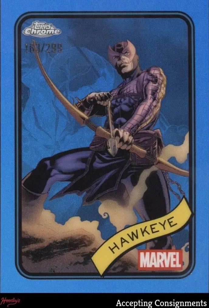 2025 Hawkeye [Red Wave Refractor] #133