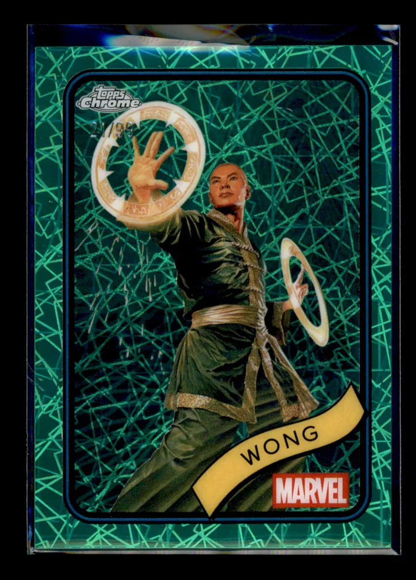 2025 Wong [Hulk Green Lazer Refractor] #86